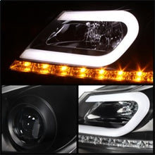 Cargar imagen en el visor de la galería, Spyder Mercedes Benz W204 C-Class 12-13 Projector Halogen Model- DRL Blk PRO-YD-MBW20412-DRL-BK