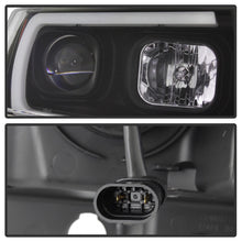 Cargar imagen en el visor de la galería, Spyder 99-04 Jeep Grand Cherokee Projector Headlights - Light Bar DRL LED - Black