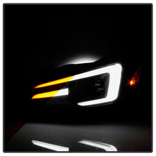 Cargar imagen en el visor de la galería, Spyder Subaru Impreza WRX 15-20 Halogen Model Projector Headlights - Black PRO-YD-SWRX15SI-SBSEQ-BK