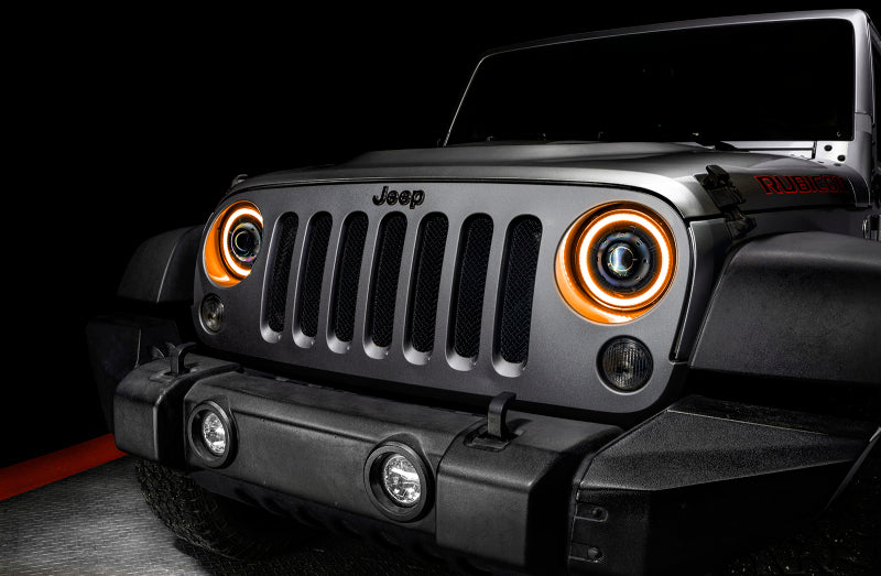 Faros delanteros biled con interruptor Oculus de 7 pulgadas para Jeep Wrangler JK de ORACLE Lighting 0718 VER GARANTÍA