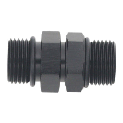 DeatschWerks 8AN ORB Male to 8AN ORB Male Swivel Adapter - Matte Black
