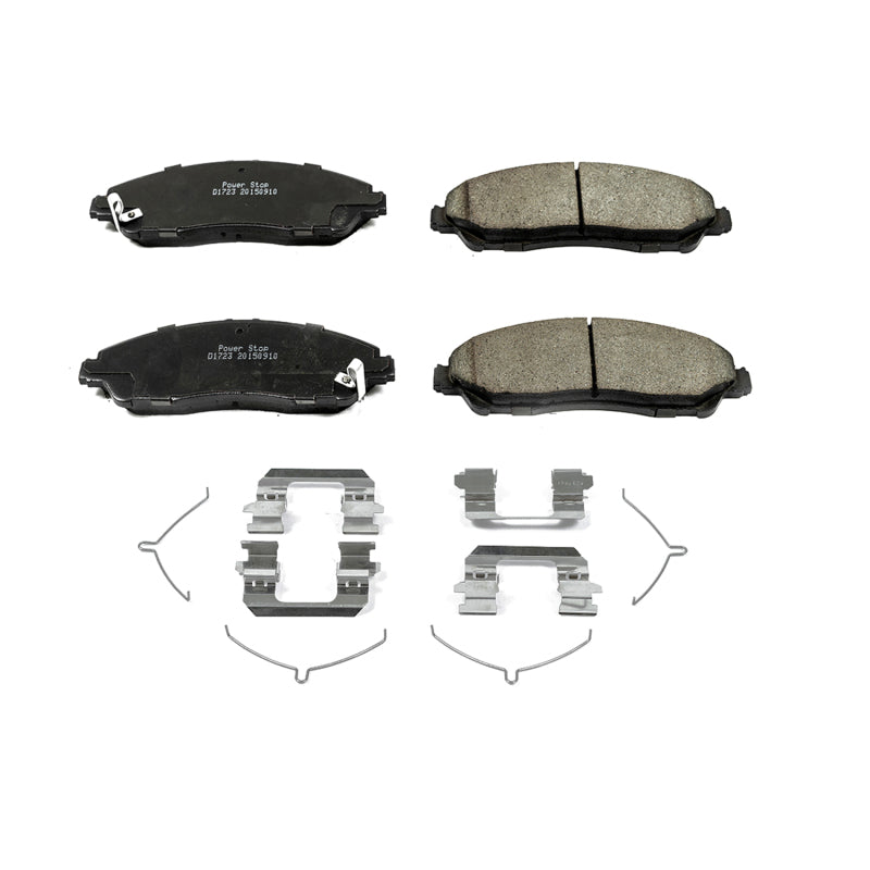 Power Stop 14-17 Acura MDX Front Z17 Evolution Ceramic Brake Pads w/Hardware