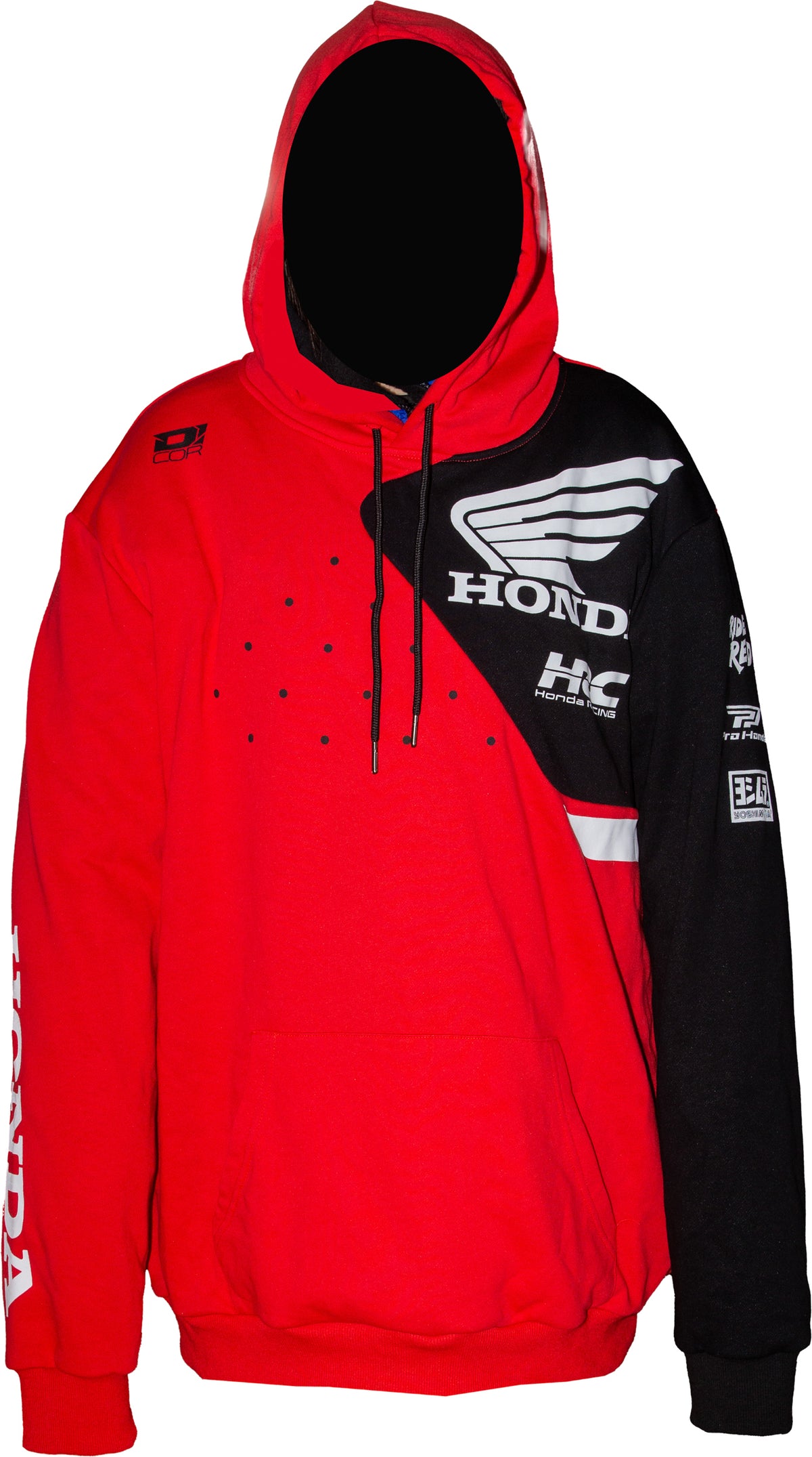 D-COR Honda TEAM2 Sweatshirt RED XL (85-219-4)