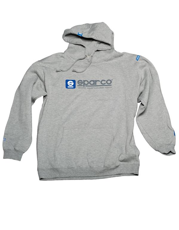 Sparco Swtshrt Hooded Www Grey Xlrg