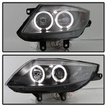 Cargar imagen en el visor de la galería, Faros delanteros de proyector Spyder BMW Z4 03-08, solo modelos Xenón/HID - Halo LED negro PRO-YD-BMWZ403-HID-BK