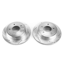 Cargar imagen en el visor de la galería, Power Stop 04-07 Ford E-150 Rear Evolution Drilled &amp; Slotted Rotors - Pair