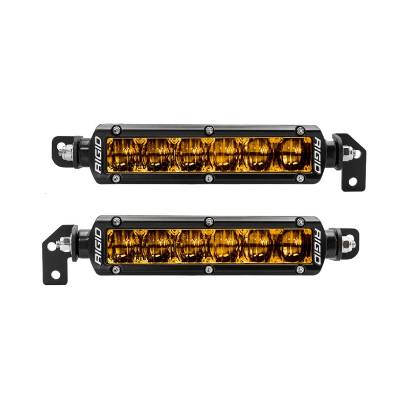 Kit de luces antiniebla amarillas selectivas de la serie SR de 6 pulgadas para Toyota Tundra 2022+ de Rigid Industries