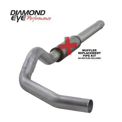 Diamond Eye 5in Aluminized Cat-Back Exhaust System — Fits 2004.5-2007.5 Dodge Cummins 600