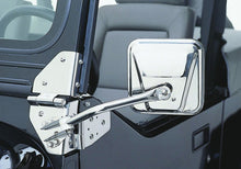 Cargar imagen en el visor de la galería, Rampage 1955-1983 Jeep CJ5 Side Mirrors - Stainless