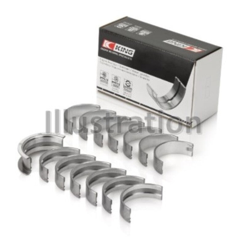 King Engine Bearings 89-15 Dodge Cummins Diesel 5.9L 6.7L Inline 6 (Size 0.75mm) Main Bearing Set