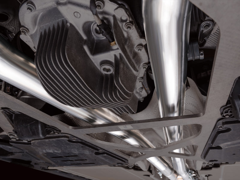 AWE BMW G90/G99 M5 Track Edition Catback Exhaust - Diamond Black Tips