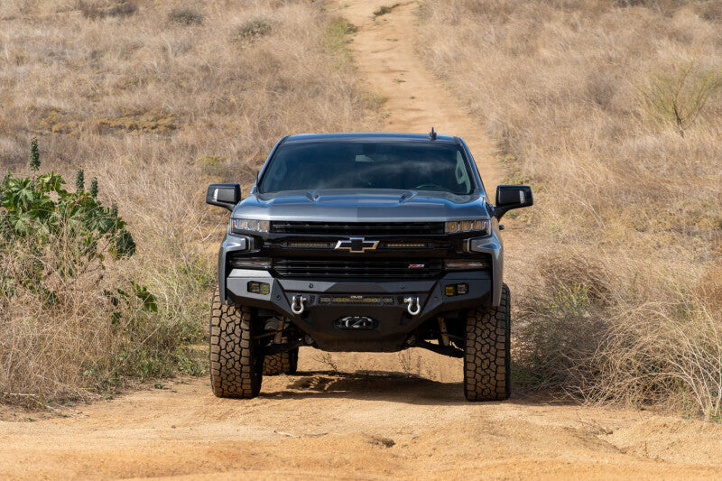 DV8 Offroad SPEC Series Front Bumper — Fits 2019-2021 Chevrolet Silverado 1500