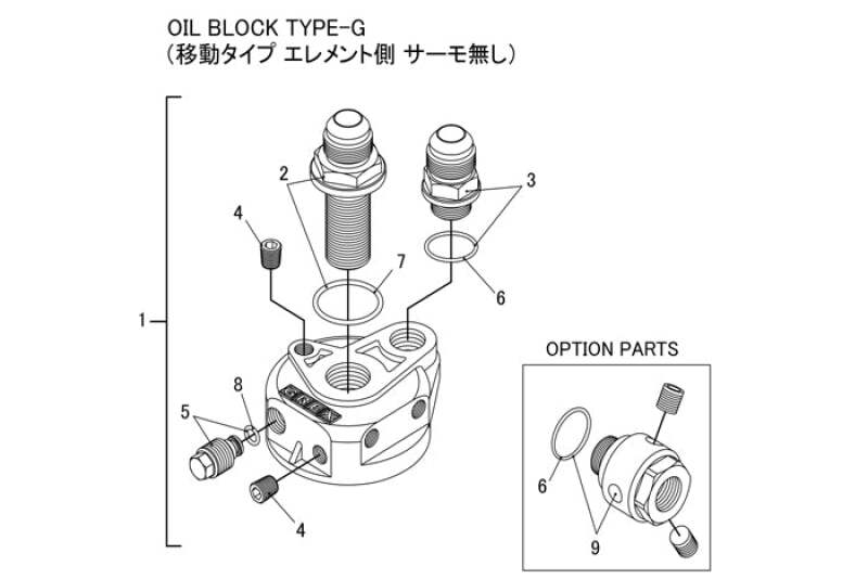 GReddy Type G Oil Block Assembly .75x16 AN10 — Performance Cooling