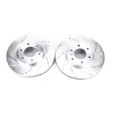 Power Stop 06-09 Chevrolet Trailblazer Front Evolution Drilled & Slotted Rotors - Pair