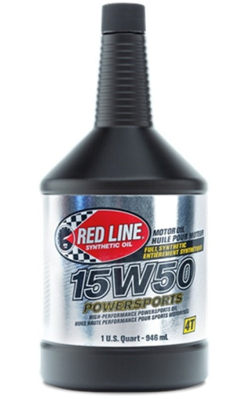 Red Line 15W50 Powersports Motor Oil - Quart (42104)