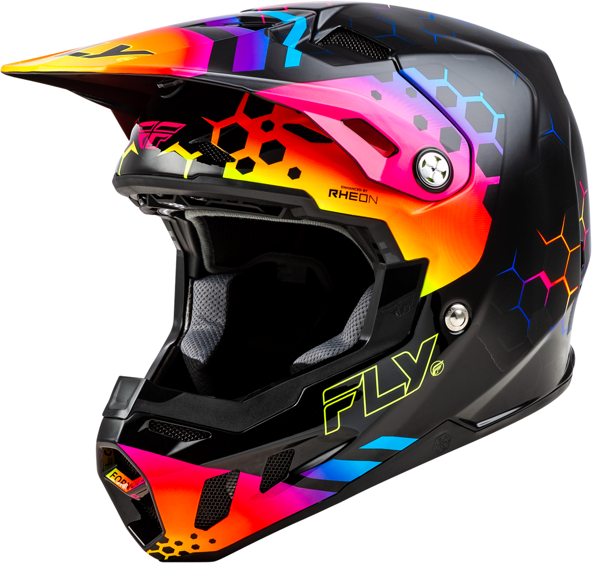 Fly Racing Formula CC Tektonic Helmet Black/Sunset MD (73-4332M)