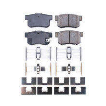 Cargar imagen en el visor de la galería, Power Stop 97-99 Acura CL Rear Z17 Evolution Ceramic Brake Pads w/Hardware