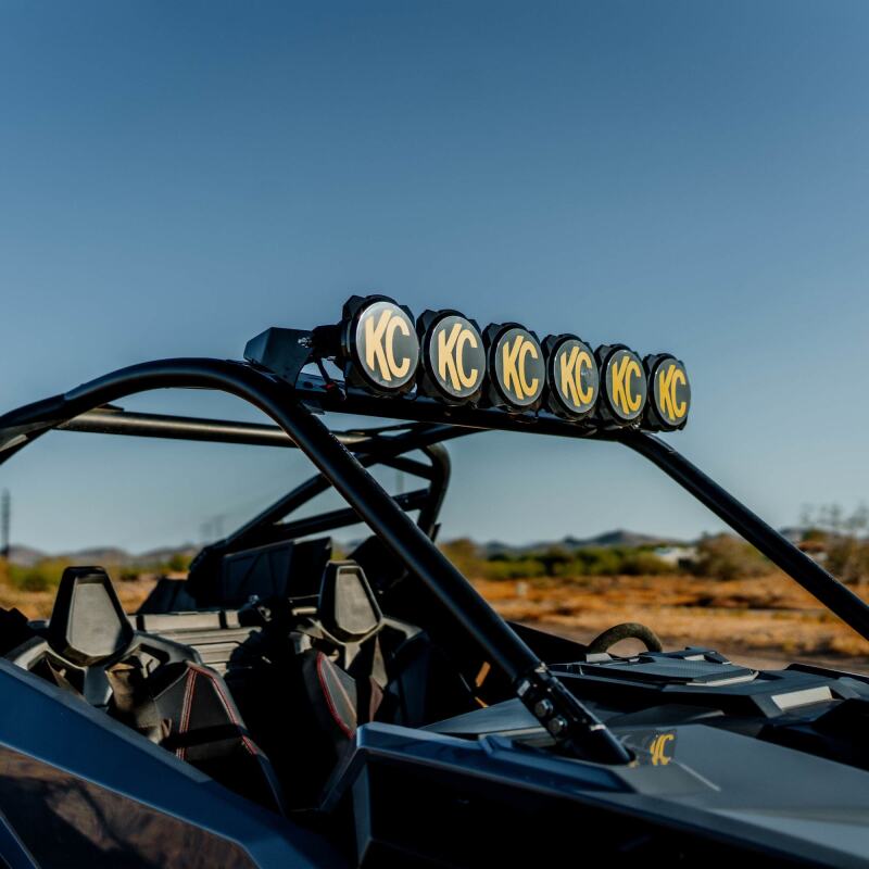KC HiLiTES 39in. Pro6 Gravity LED 6-Light 120w Combo Beam Light Bar — Fits 2022-2024 Polaris RZR Pro R