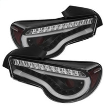 Cargar imagen en el visor de la galería, Spyder Scion FRS 12-14/Subaru BRZ 12-14 Light Bar LED Tail Lights Black ALT-YD-SFRS12-LBLED-BK