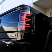 Cargar imagen en el visor de la galería, AlphaRex 07-13 GMC Sierra 1500/2500HD/3500HD Luxx Series LED Tail Lights - Alpha Black