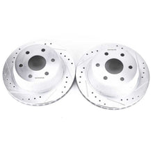 Cargar imagen en el visor de la galería, Power Stop 02-06 Cadillac Escalade Rear Evolution Drilled &amp; Slotted Rotors - Pair