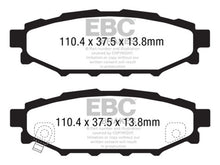 Cargar imagen en el visor de la galería, EBC 12+ Subaru BRZ 2.0 (solid rear rotors) Ultimax2 Rear Brake Pads