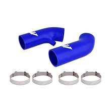 Cargar imagen en el visor de la galería, Mishimoto 09+ Nissan 370Z Blue Silicone Air Intake Hose Kit