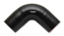 Cargar imagen en el visor de la galería, Vibrant 4 Ply Reinforced Silicone Elbow Connector - 3in I.D. - 90 deg. Elbow (BLACK)