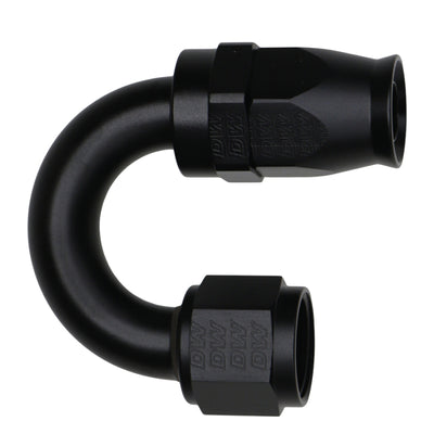 DeatschWerks 10AN 180-Degree Swivel Hose End PTFE - Anodized Matte Black