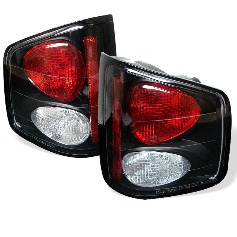 Luces traseras negras europeas Spyder Chevy S10 94-04/GMC Sonoma 94-04/Isuzu Hombre 96-00 ALT-YD-CS1094-BK