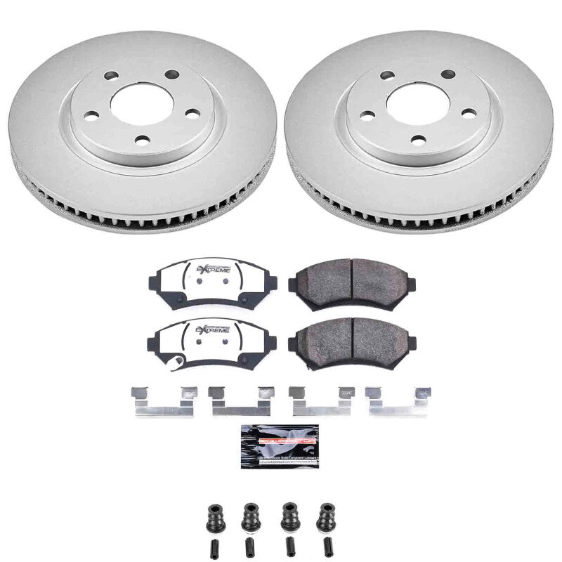 Power Stop 00-05 Buick LeSabre Front Z26 Coated Brake Kit