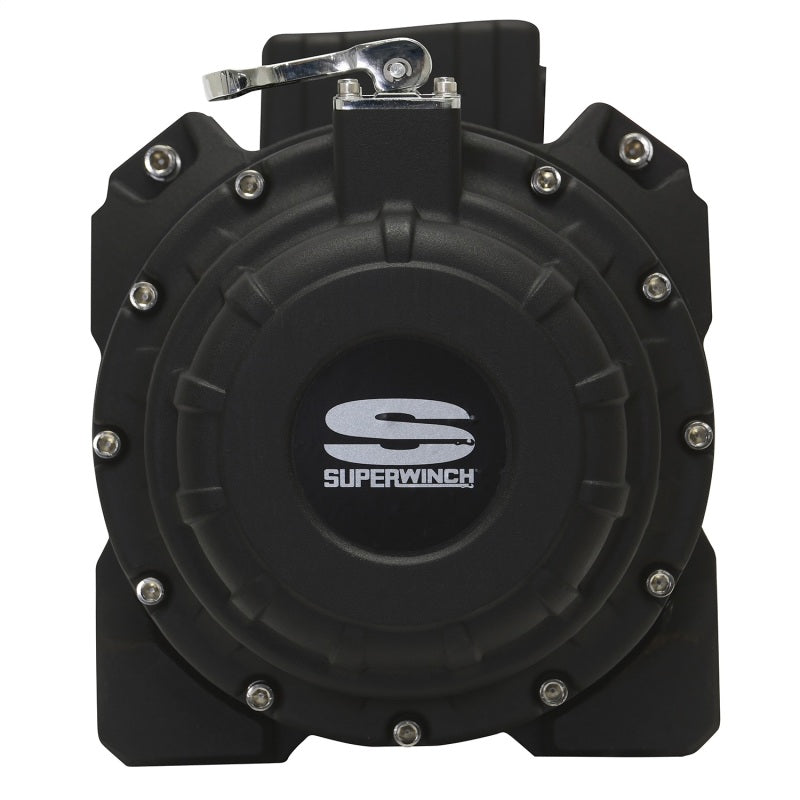 Cabrestante Superwinch 18000 LBS 12 V CC 33/64 in x 79 ft Cuerda sintética Cabrestante Tiger Shark 18000SR