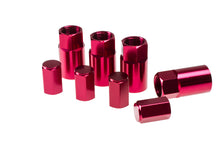 Cargar imagen en el visor de la galería, Wheel Mate Aluminum TPMS Valve Stem Cover - Red Anodize