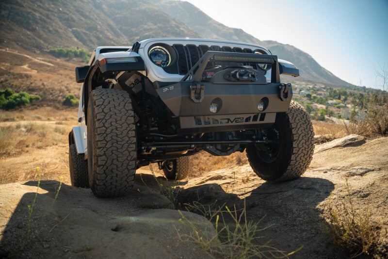 DV8 Offroad Front Differential Skid Plate — Fits 2018+ Jeep Wrangler JL / Gladiator JT