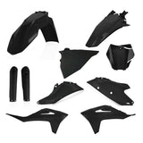 Acerbis 21-23 GasGas MC125/250F/450F/ EX300/250F/350F/450F Full Plastic Kit - Black Metal