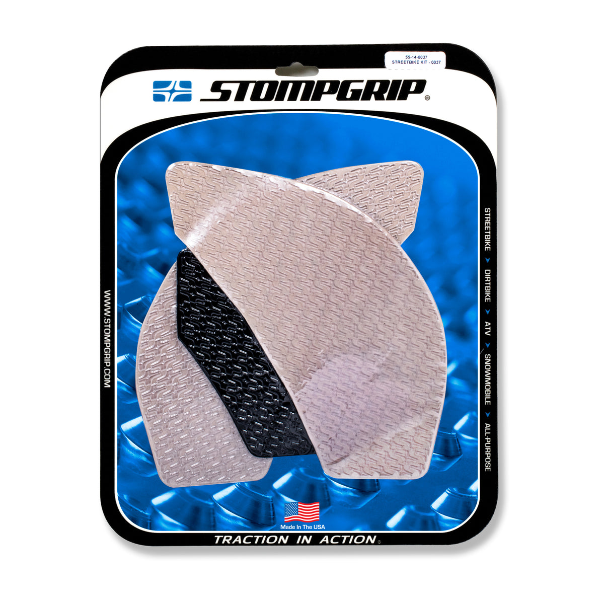 Stompgrip Tank PAD KIT Icon Clear (55-14-0037H)