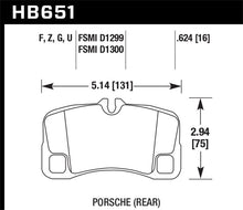 Cargar imagen en el visor de la galería, Hawk 09-11 Porsche 911 3.6L Carrera Exc.Ceramic Composite Brakes Rear ER-1 Brake Pads