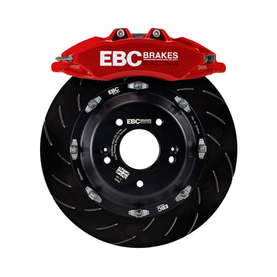 EBC Racing Apollo-6 Big Brake Kit Red 355mm Rotors — Fits 2023+ Nissan 400Z