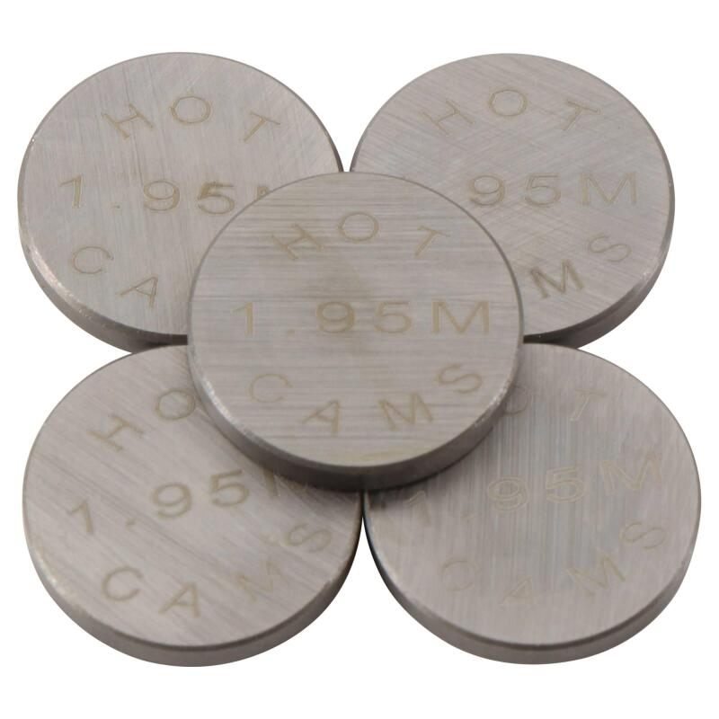 Hot Cams Shim Kits 1.950mm Thickness - 5 Pack
