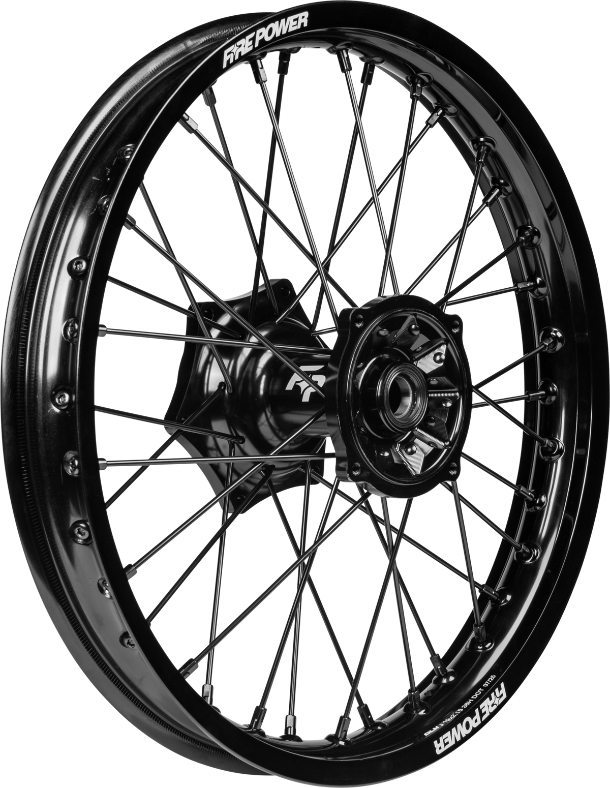 Fire Power Rear Wheel 2.15 X 19" Black KAW (568-6219-3232)