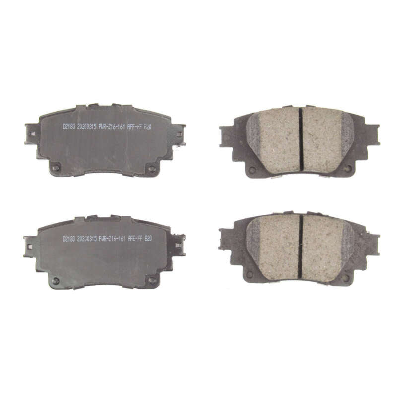 Power Stop 2019 Toyota Corolla Rear Z16 Evolution Ceramic Brake Pads