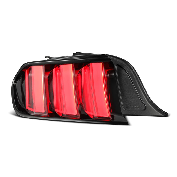 AlphaRex 15-23 Ford Mustang NOVA-Series Prismatic LED Tail Lights Black-Clear