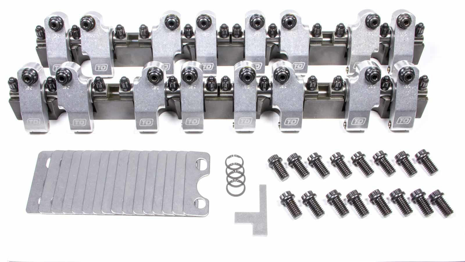 T&D Machine SBC Shaft Rocker Arm Kit - 1.6/1.5 Ratio