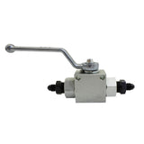 Nitrous Express Remote Shutoff Nitrous Valve; 4AN male inlet and outlet.