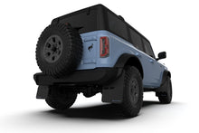 Load image into Gallery viewer, Rally Armor 21-22 Ford Bronco (Steel Bmpr + RR- NO Rptr/Sprt) Blk Mud Flap w/Cy Orange Logo