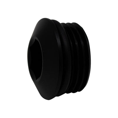 DeatschWerks 10AN ORB Male Plug Low Profile Allen - Matte Black