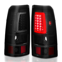 Cargar imagen en el visor de la galería, ANZO 1999-2002 Chevy Silverado 1500 LED Taillights Plank Style Black w/Smoke Lens