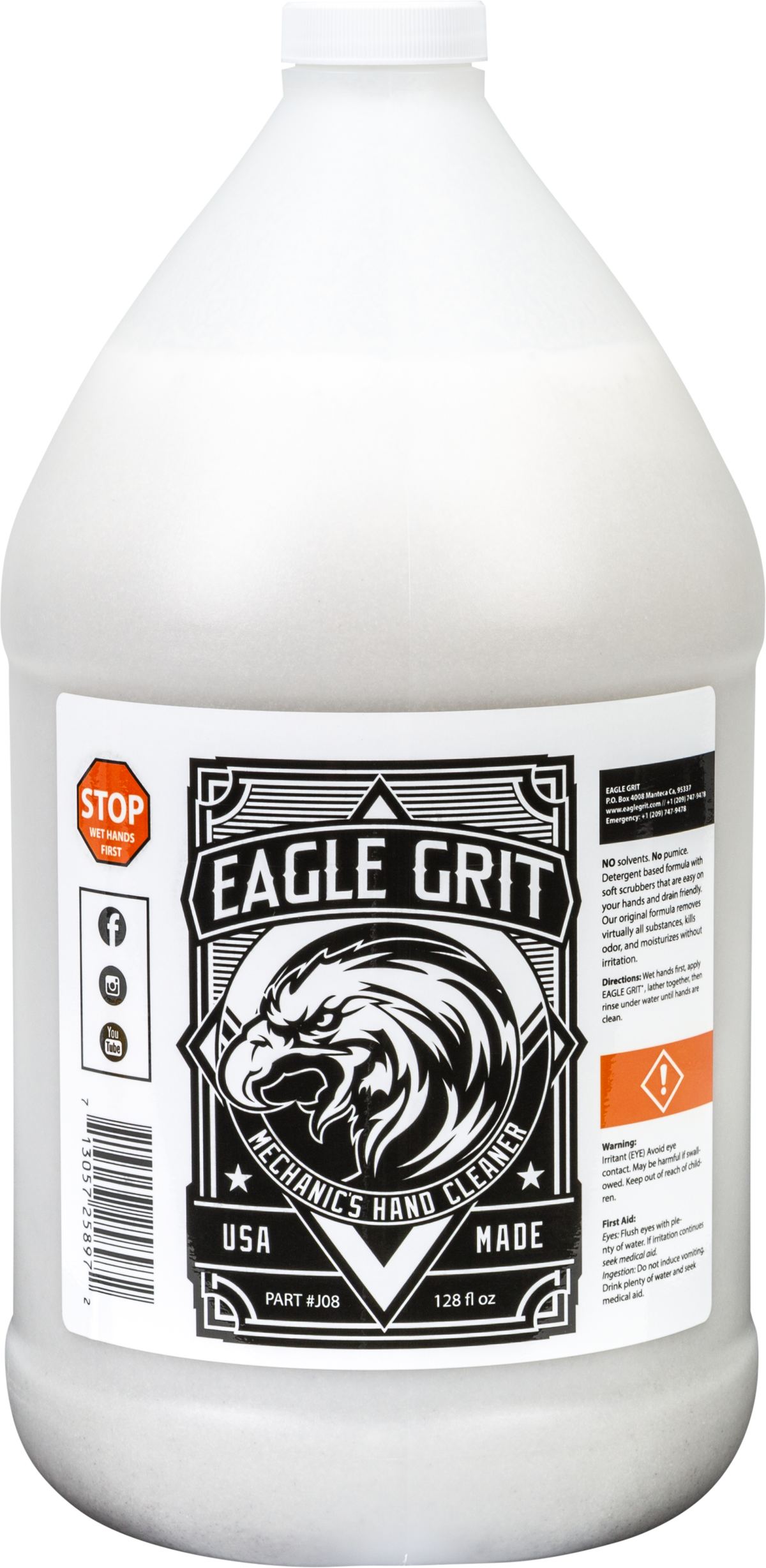 Eagle Grit Hand Cleaner 1 GAL (4/Case Sold EA) (J08)