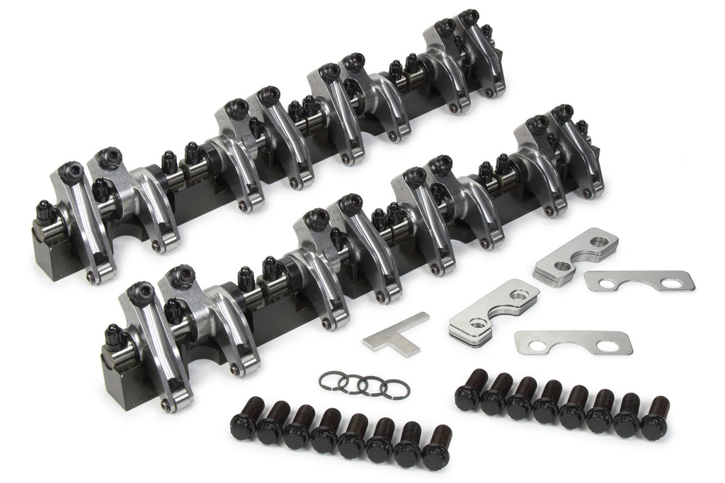 T&D Machine SBC Shaft Rocker Arm Kit w/Dart 13 degree Heads