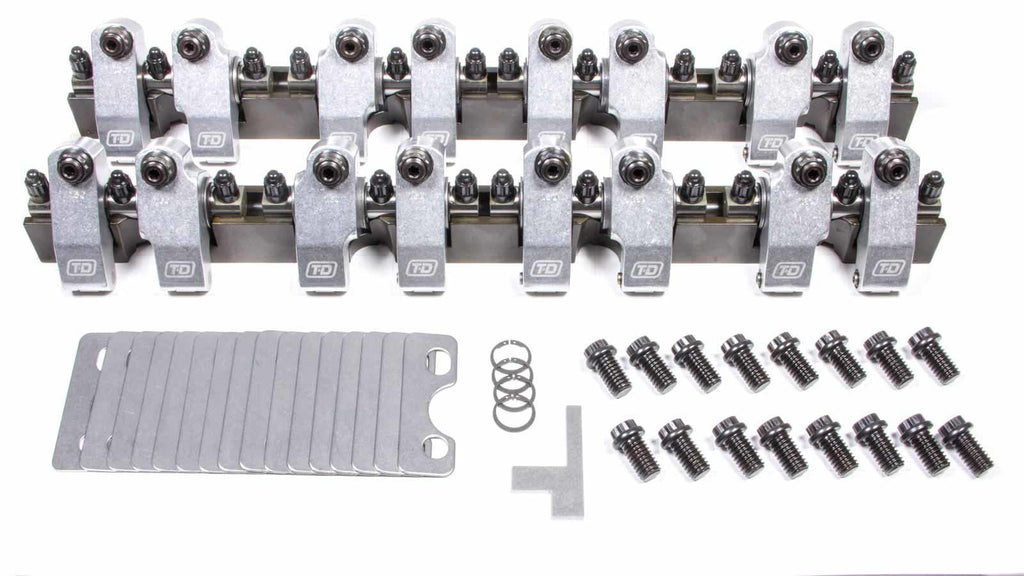 T&D Machine SBC Shaft Rocker Arm Kit - 1.65/1.55 Ratio